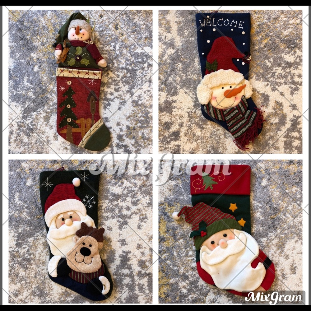 Four different stockings. Brand new